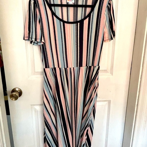 Large striped Nicole Dress NWT - Picture 4 of 5